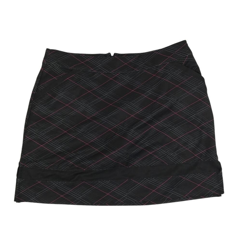 TOMMY ARMOUR Dri-Logic Golf Skort Women 8 Black Stretch Outdoor Athletic Tennis - Picture 4 of 13